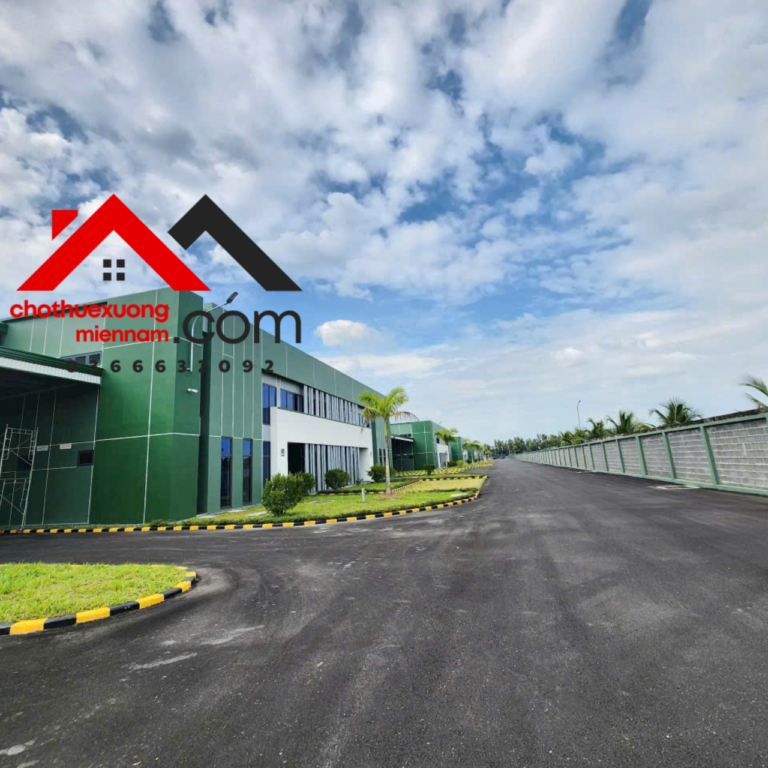 Cho Thuê Nhà Xưởng Mới 100% Trong KCN Long An | Diện Tích 5.000m² – 20.000m²