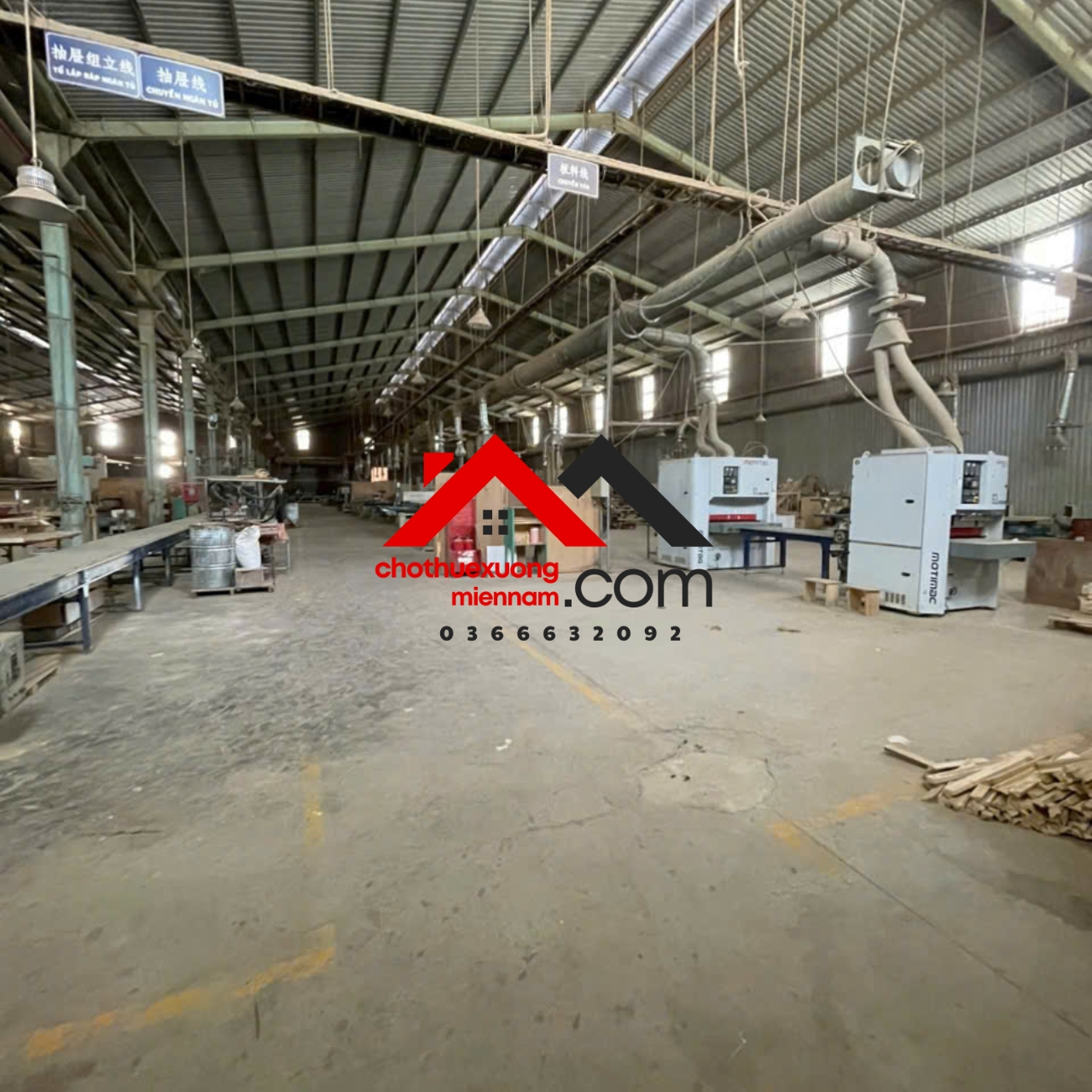Cho Thuê Nhà Xưởng Thuận An Bình Dương – 4400m², Ưu Tiên Gỗ