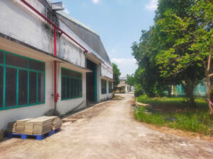 Ảnh bên ngoài xưởng cho thuê tại CCN Bến Cát, diện tích 9200m²