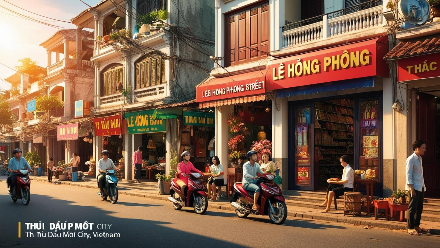 Mặt Bằng Tại Đường Lê Hồng Phong – TP. Thủ Dầu Một