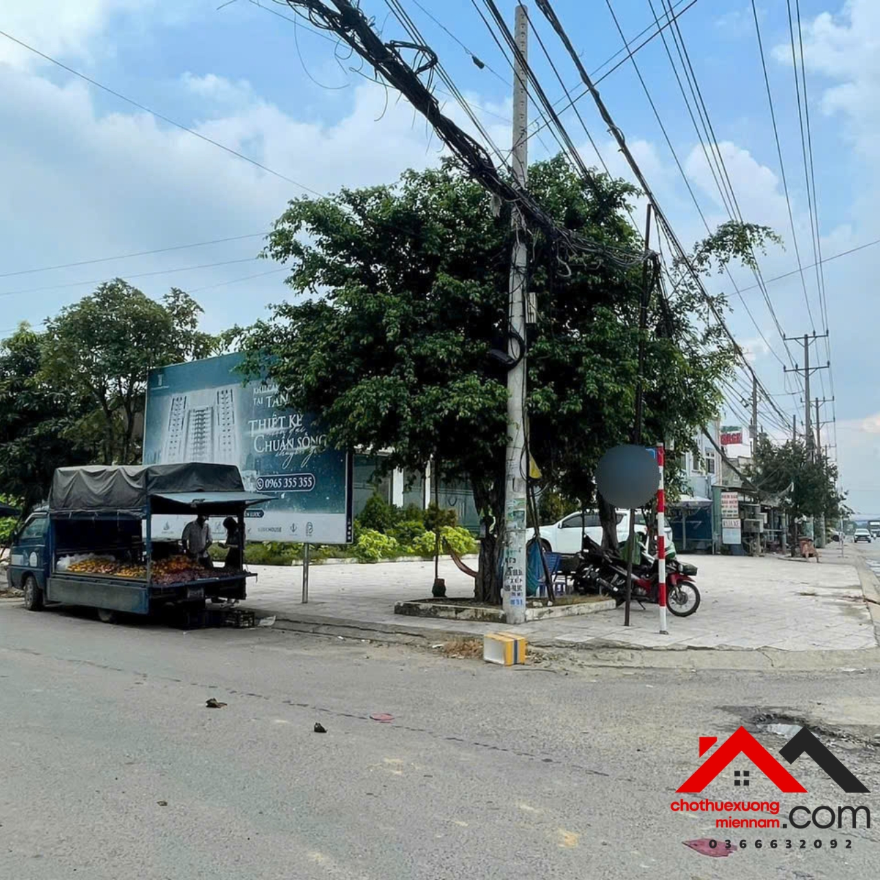 Cho thuê văn phòng mặt bằng kinh doanh đường DT747B Tân Uyên Bình Dương giá tốt nhất