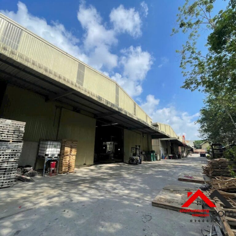 Cho Thuê Xưởng Dầu Tiếng, Bình Dương – 5.500m², Điện 560KVA, PCCC Đầy Đủ – Giá Rẻ Chỉ 2.1$/m²