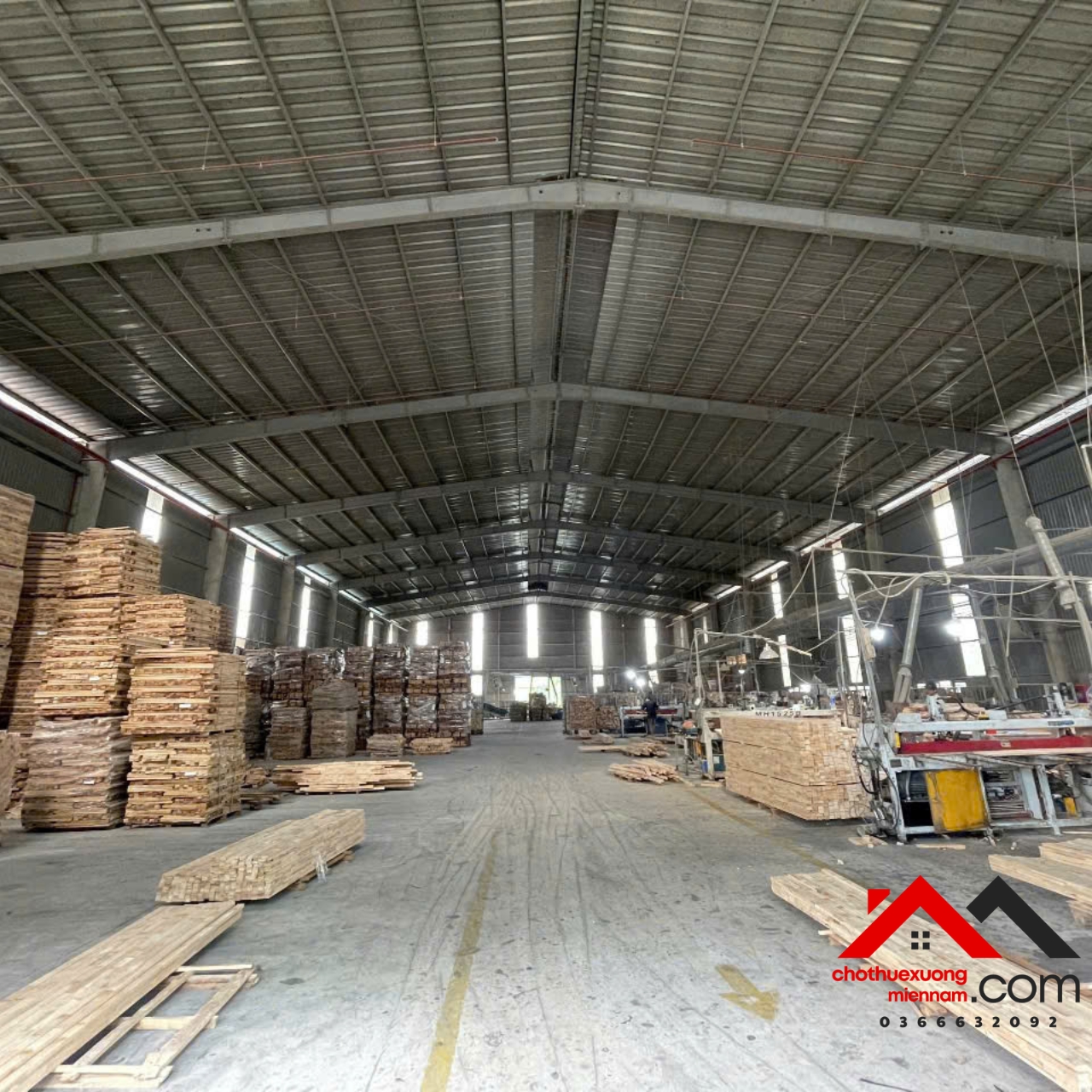 Cho Thuê Xưởng Dầu Tiếng, Bình Dương – 5.500m², Điện 560KVA, PCCC Đầy Đủ – Giá Rẻ Chỉ 2.1$/m²