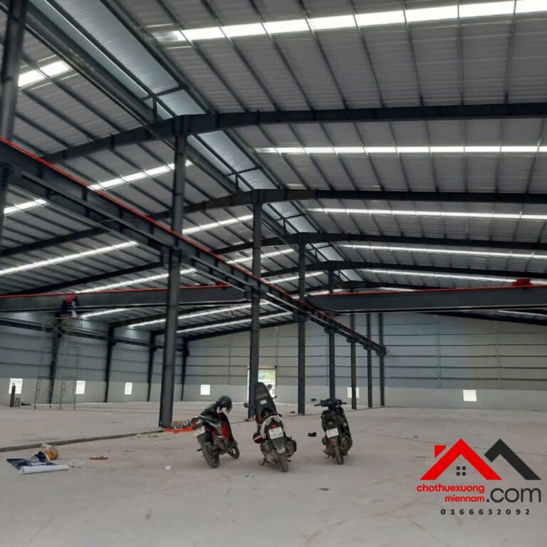 Cho thuê xưởng 6.500m² Khánh Bình Tân Uyên có PCCC, điện 630kVA