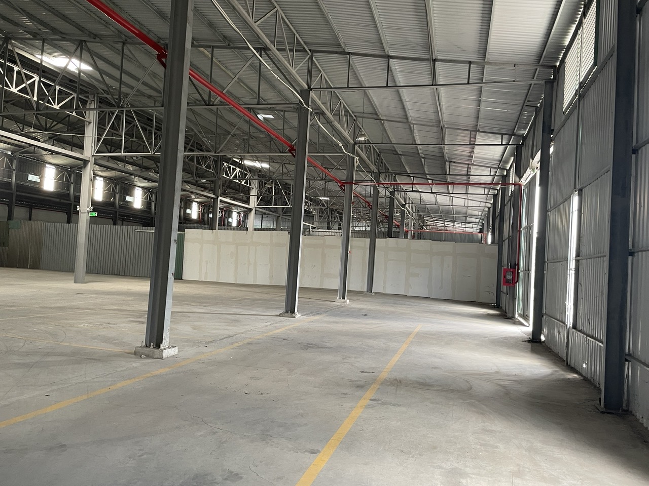 Hệ thống PCCC tự động trong xưởng cho thuê tại Dĩ An