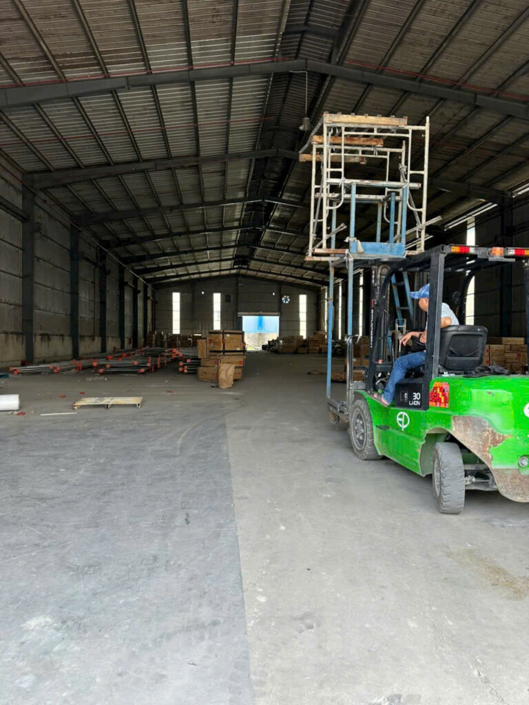 Cho thuê nhà xưởng 1.800m² tại Khánh Bình, Tân Uyên – Bình Dương | PCCC nghiệm thu, pháp lý hoàn công