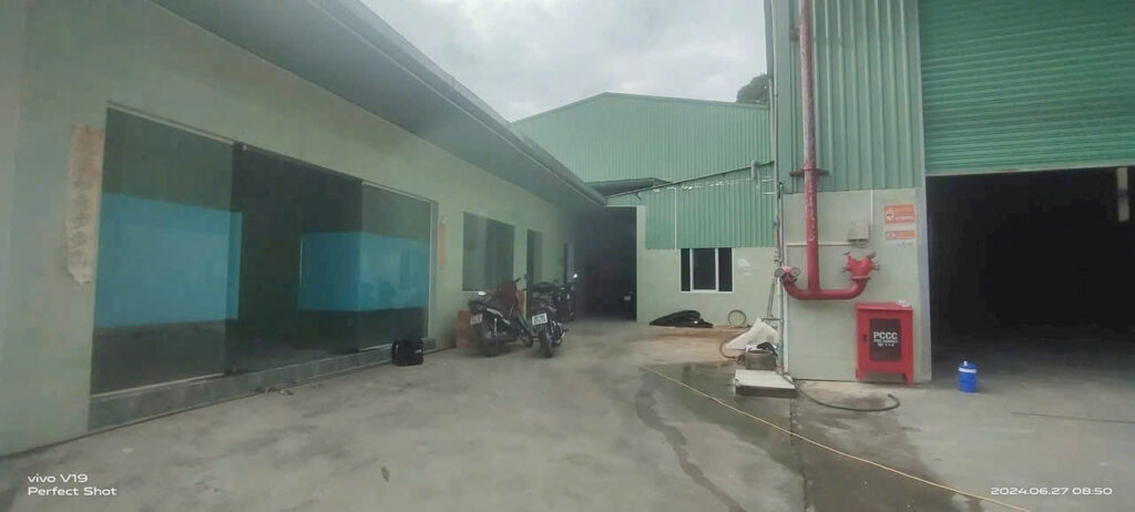 Cho thuê xưởng 1.400m² tại Tân Uyên Bình Dương – Giá tốt, sạch đẹp, PCCC vách tường
