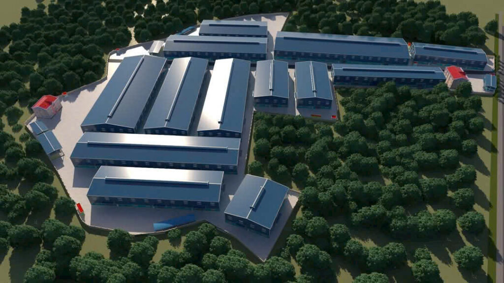 Cho thuê cụm xưởng 15 ha tại KCN Tân Uyên – 13 xưởng tiêu chuẩn, VP, trạm điện, giá chỉ 3.5 USD/m²