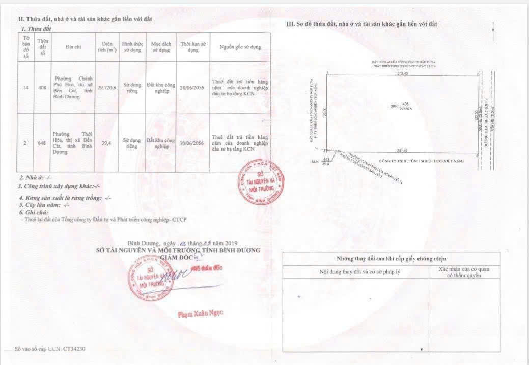 Bán đất 30.000m² KCN Mỹ Phước 3 – Bình Dương