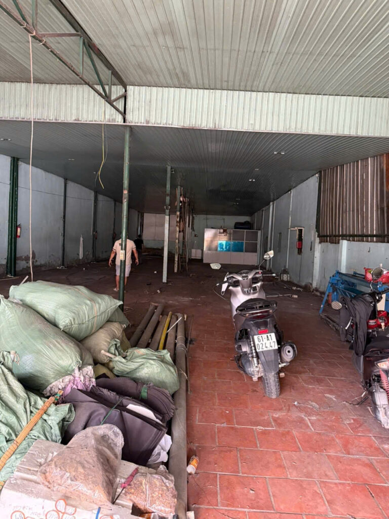 Cho thuê kho Thuận An, Bình Dương – 340m², 18tr/tháng